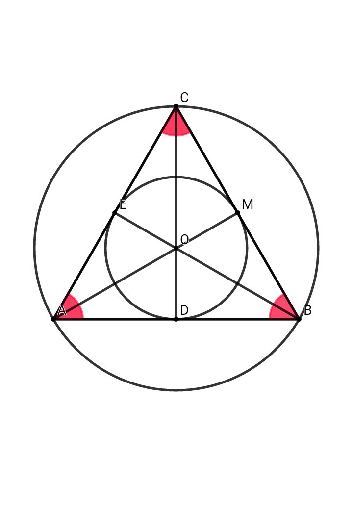 Свойства окружности в равностороннем треугольнике. Равносторонний треугольник вписанный в окружность. Центр вписанной окружности равностороннего треугольника. Правильный треугольник вписанный в окружность. Равносторонний треугольник описанная окружность.