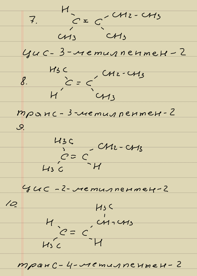 Цис гексен 4. Реакции с метилпропеном. Химические свойства 2 метилпропена. 3 Метилпентен 1. 2 Метилпентен 2.