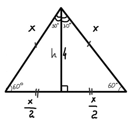 Все ли высоты равностороннего треугольника равны. Равносторонний треугольник высота равна 4 Найдите сторону. Высота равностороннего треугольника равна 4. Площадь равностороннего треугольника. Найдите сторону равностороннего треугольника если высота равна 4 см.