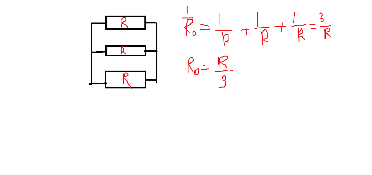 3.3 ом. Реостаты соединены параллельно. Три источника и 3 резистора последовательно. Замкнуть параллельно. Три источника тока соединены последовательно и замкнуты на себя.