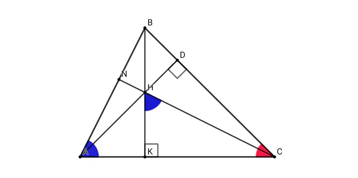 Остроугольный треугольник формула. Высоты остроугольного треугольника.