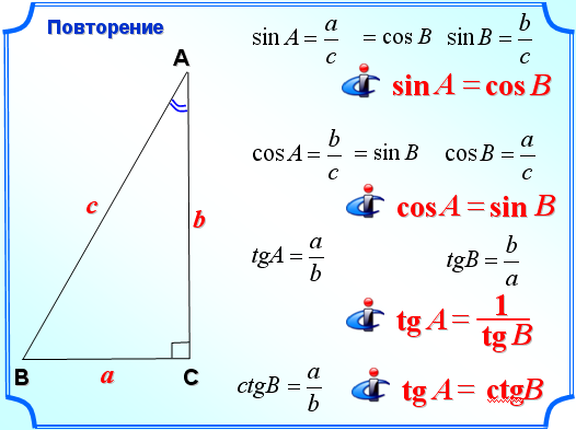 Найдите sin если cos и 0 90. Формула синуса угла АВС. SINB формула в треугольнике ABC. Sin cos TG CTG В прямоугольном треугольнике формулы. Формула синуса в прямоугольном треугольнике.