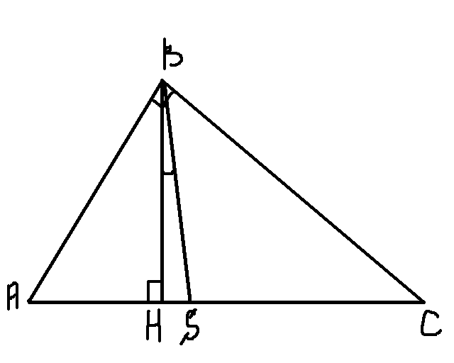 Угол между высотой и биссектрисой. Угол между высотой и биссектрисой проведенными из вершины. В прямоугольном треугольнике угол между высотой и биссектрисой 34. В прямоугольном треугольнике угол между высотой и биссектрисой 14.