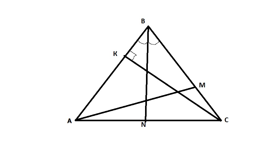 Высота ам треугольника абс. Треугольник ABC С медианой am. В треугольнике ABC am биссектриса BN Медиана CK высота. В треугольнике АВС Медиана am CK. Треугольник АБС БН-высота.