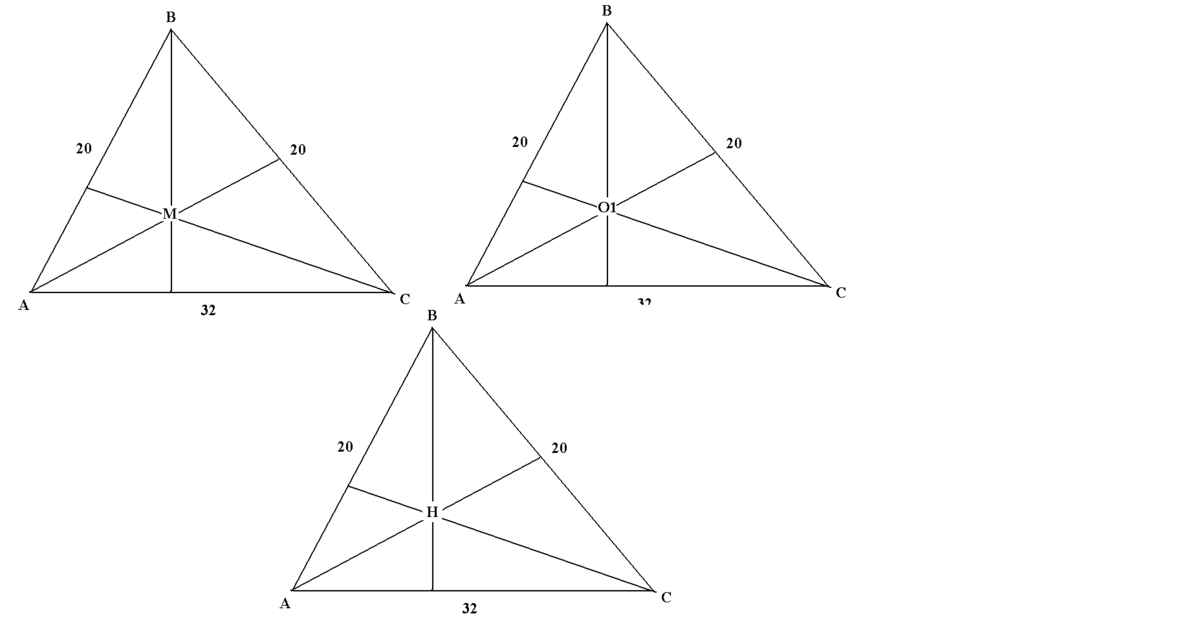 Пересечение медианы и высоты треугольника. В равнобедренном треугольнике АВС О точка пересечения медиан. Зак пересекаются в геометрии.