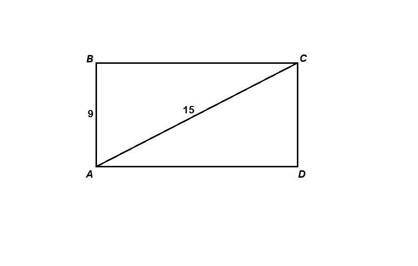 Диагональ прямоугольника 12 см. Теорема Пифагора диагональ прямоугольника. Периметр прямоугольника сторона 9 диагональ 15. Найдите периметр прямоугольника если его сторона 9 см а диагональ 15 см. Одна из сторон прямоугольника равна 12 см а диагональ 15 см.