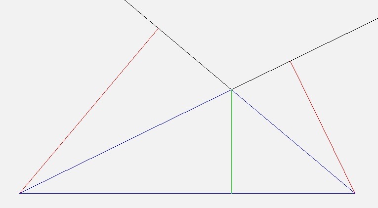 Периметр равнобедренного тупоугольного треугольника равен 60 м
