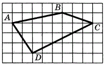 Учитывая что площадь маленького квадрата равна 1 рисунки площадь четырехугольника abcd будет равна