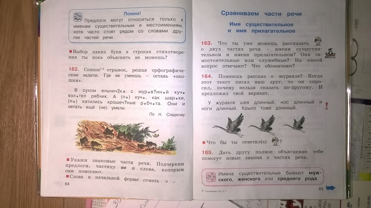 Русский язык 1 класс Гармония. Русский язык 3 класс стр 93.
