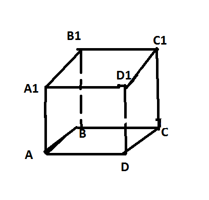 Дан куб abcda1b1c1d1 укажите прямые параллельные прямой bc