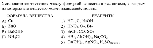 Установите соответствия c2h5oh. Установите соответствие между формулой вещества и реагентами. Соответствие между формулой вещества и реагентами ЕГЭ. Установи соответствие между формулой вещества и его характеристикой.