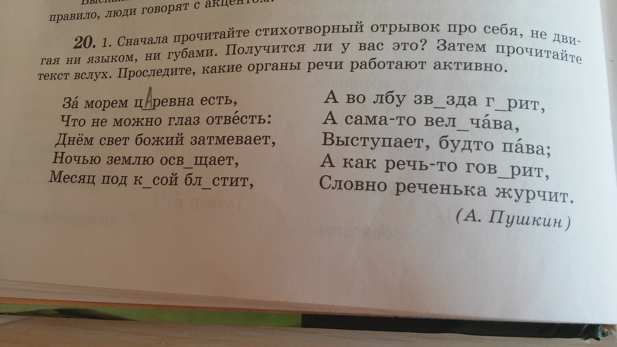 Прочитай отрывок Пушкина какими являются существительные или.