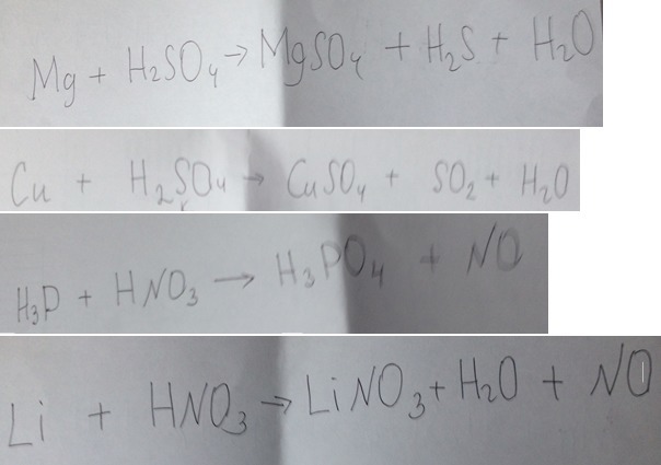 Mg h2o окислительно восстановительная реакция